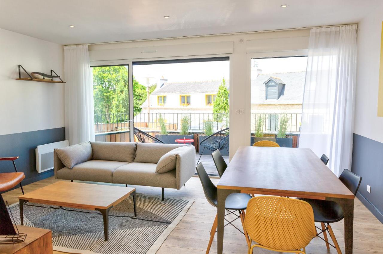 Residence Du Phare - 4 Appartements - 2 Chambres - Vue Mer Ou Terrasse Combrit Eksteriør billede