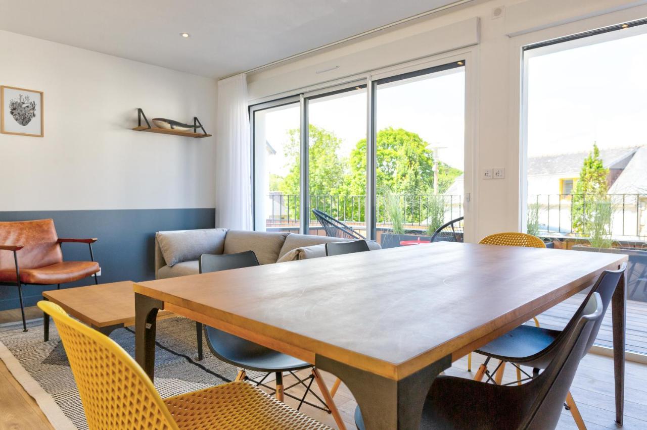 Residence Du Phare - 4 Appartements - 2 Chambres - Vue Mer Ou Terrasse Combrit Eksteriør billede