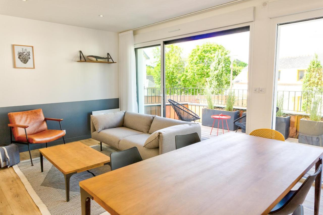 Residence Du Phare - 4 Appartements - 2 Chambres - Vue Mer Ou Terrasse Combrit Eksteriør billede
