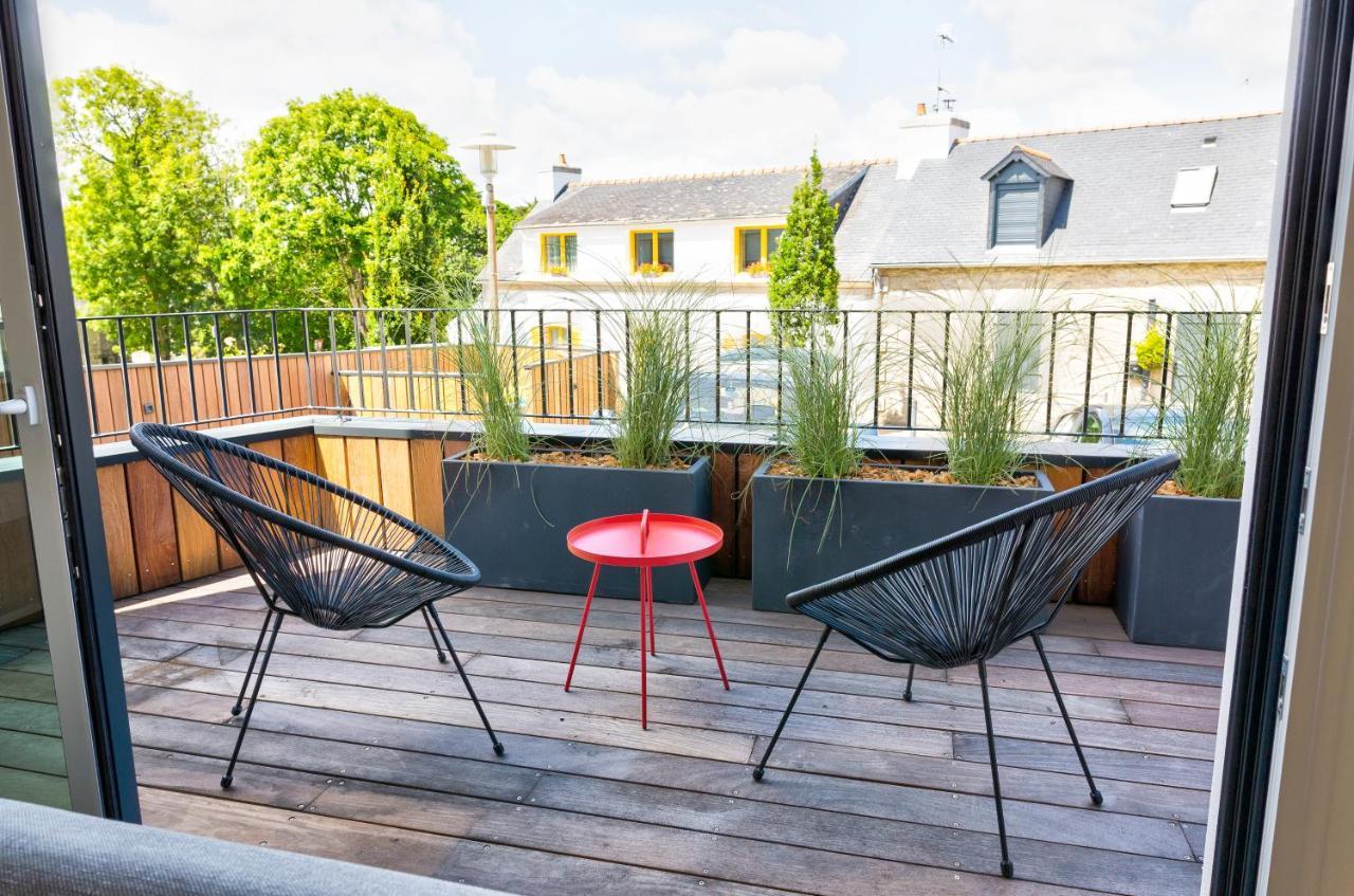 Residence Du Phare - 4 Appartements - 2 Chambres - Vue Mer Ou Terrasse Combrit Eksteriør billede